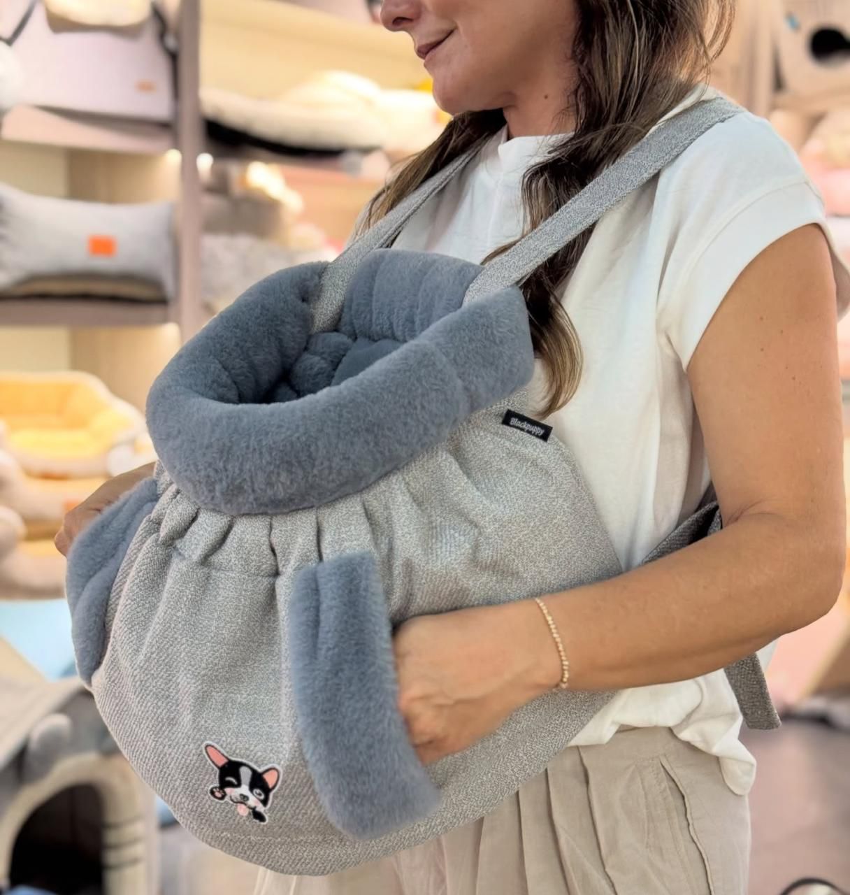 Canguro Premium Acolchado para Mascotas | Bolso Transportador Suave para Perros y Gatos – Pets Art