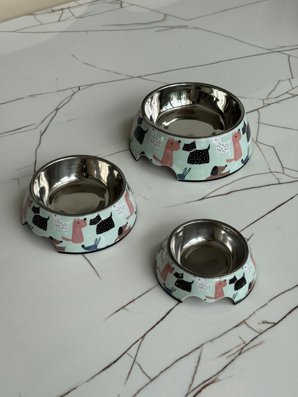 Comedero Premium en Acero Inoxidable para Mascotas | Plato para Perros y Gatos – Pets Art