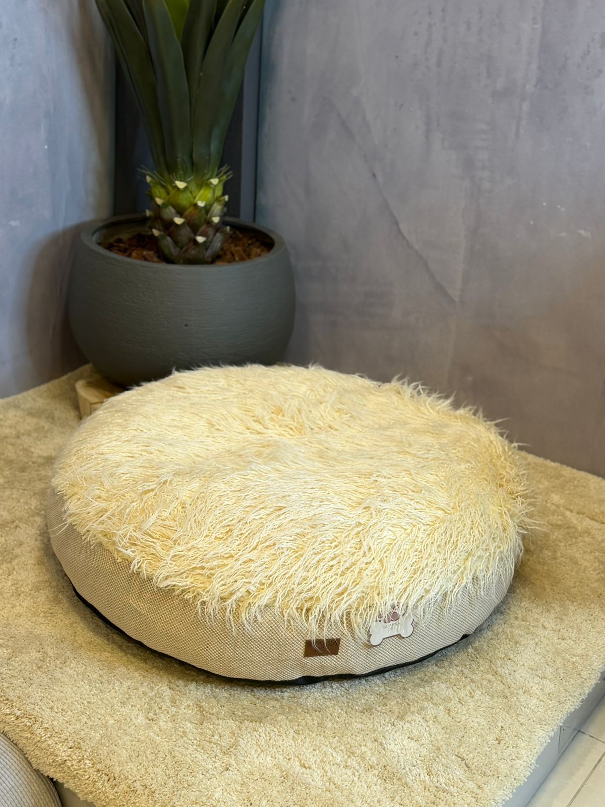 Cama Redonda Premium Antiestrés para Perros y Gatos | Cama Suave Tipo Nube – Pets Art