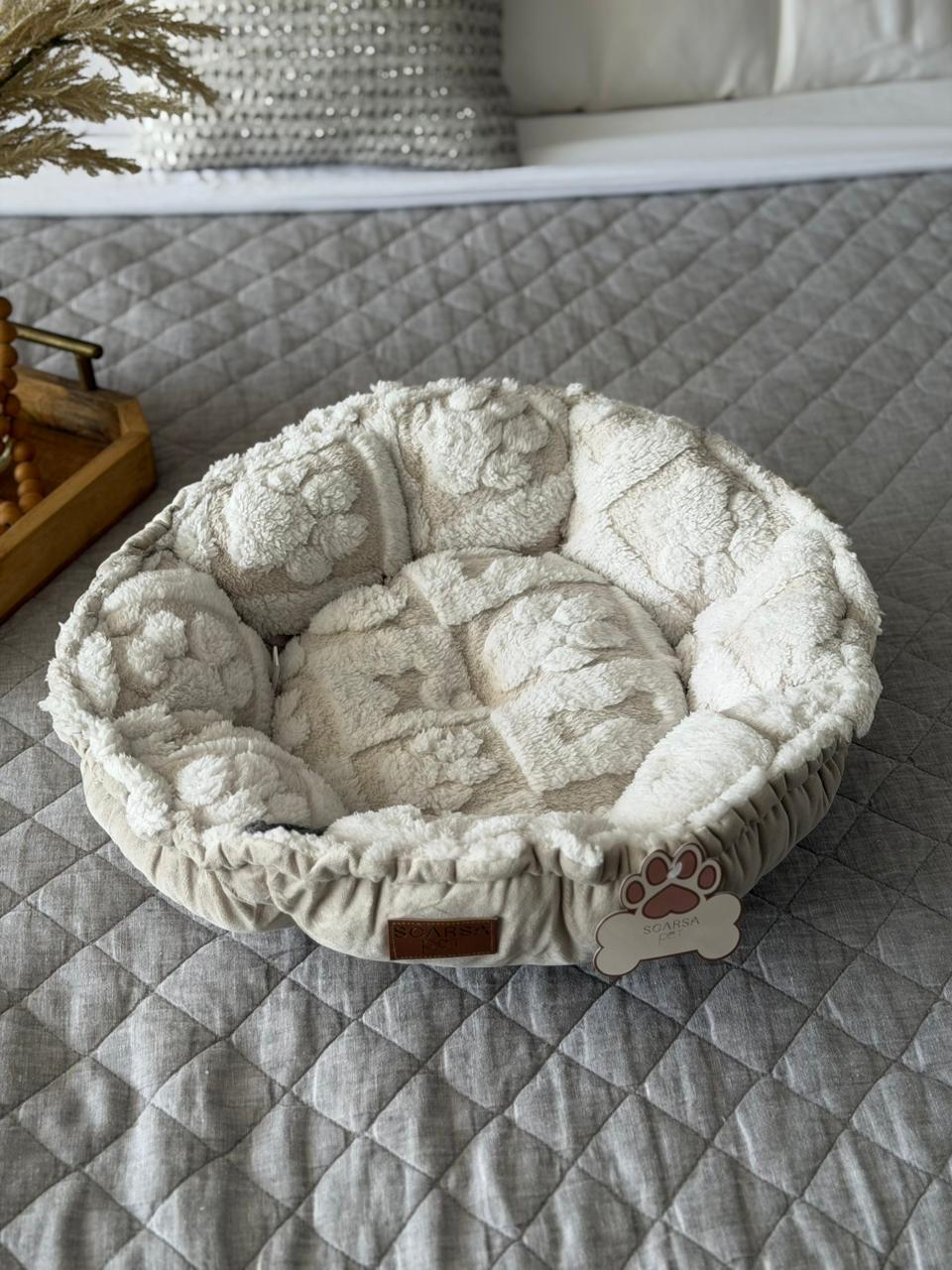 Cama Doble Faz Nube Premium para Mascotas | Cama Ultra Suave y Acolchada para Perros y Gatos – Pets Art