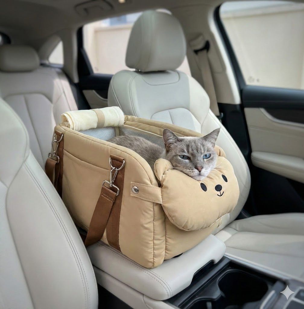 Silla Booster Premium para Mascotas | Asiento de Carro para Perros y Gatos Pequeños – Pets Art