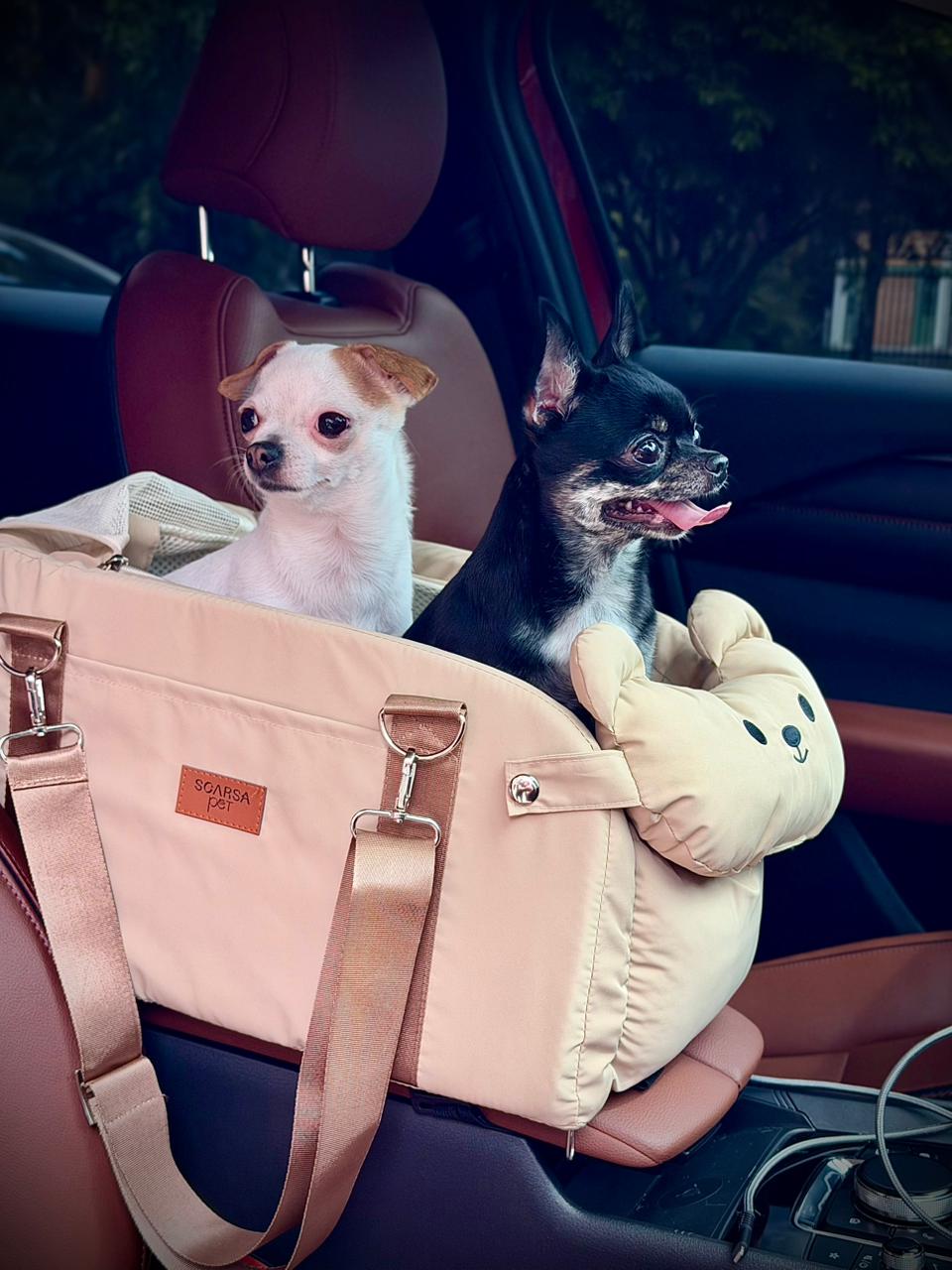 Silla Booster Premium para Mascotas | Asiento de Carro para Perros y Gatos Pequeños – Pets Art
