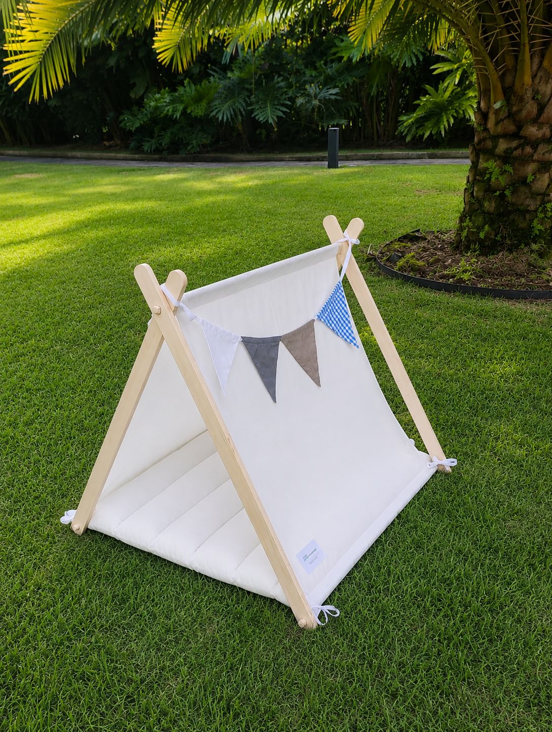 Carpa Premium para Mascotas | Refugio Tipo Tipi Minimalista para Perros y Gatos – Pets Art