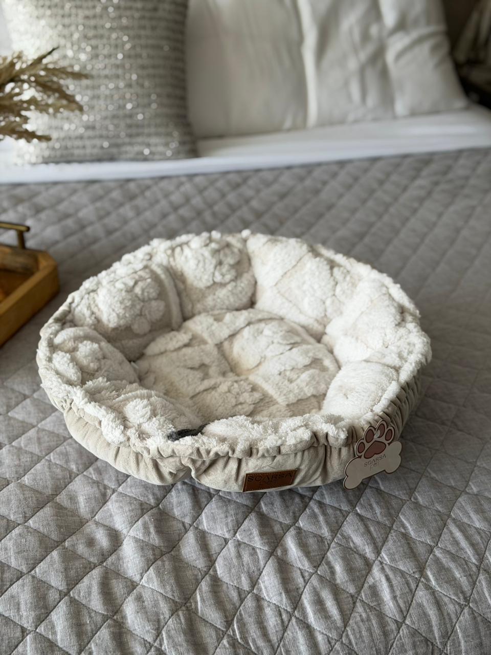 Cama Doble Faz Nube Premium para Mascotas | Cama Ultra Suave y Acolchada para Perros y Gatos – Pets Art
