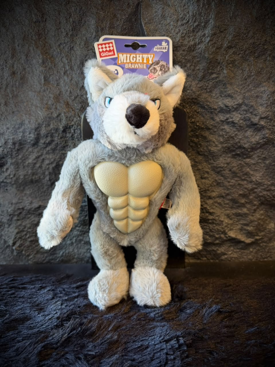 Juguete lobo con centro macizo