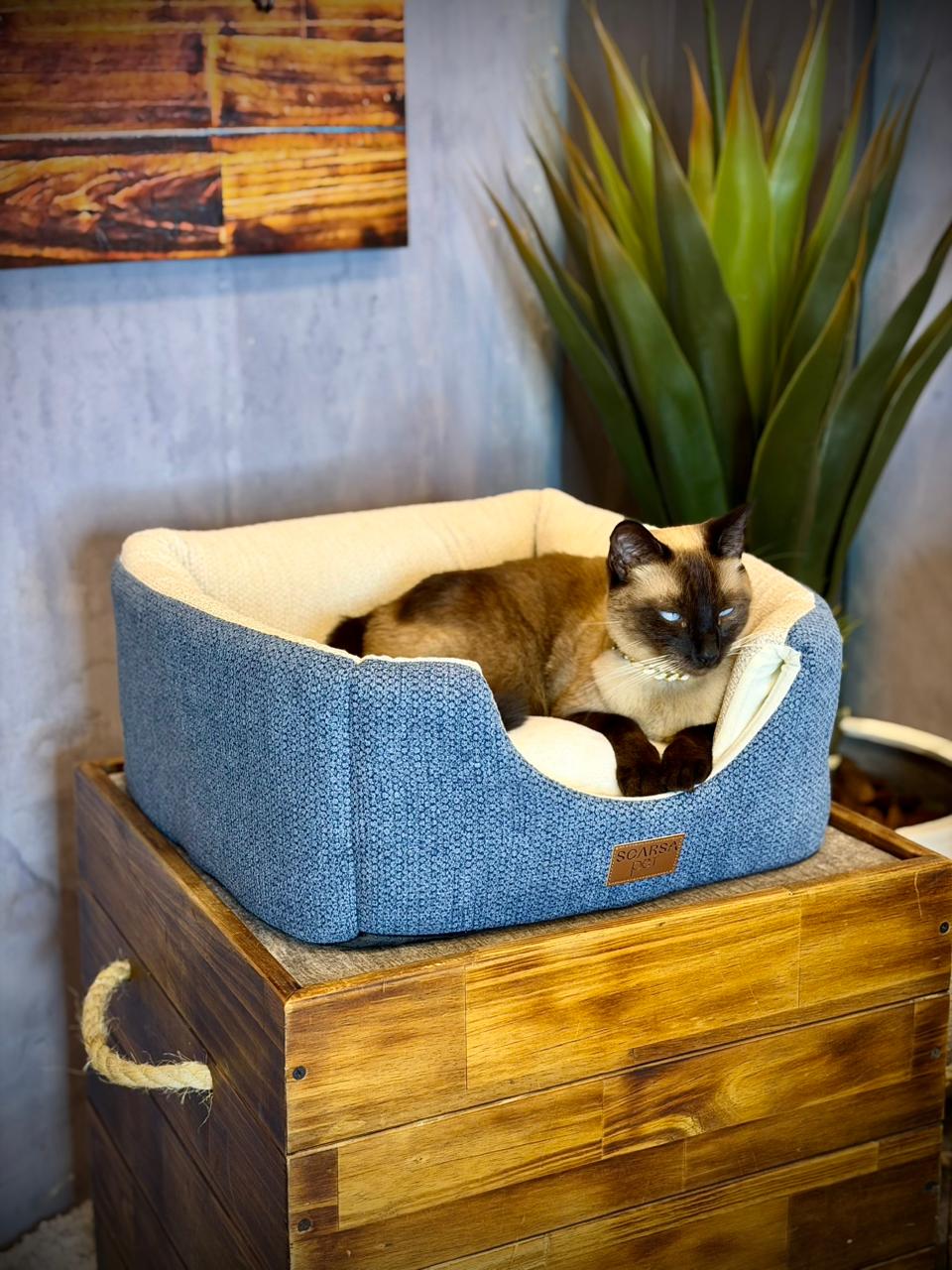 Iglú 3 en 1 Premium para Mascotas | Sofá, Refugio y Casa para Perros y Gatos – Pets Art