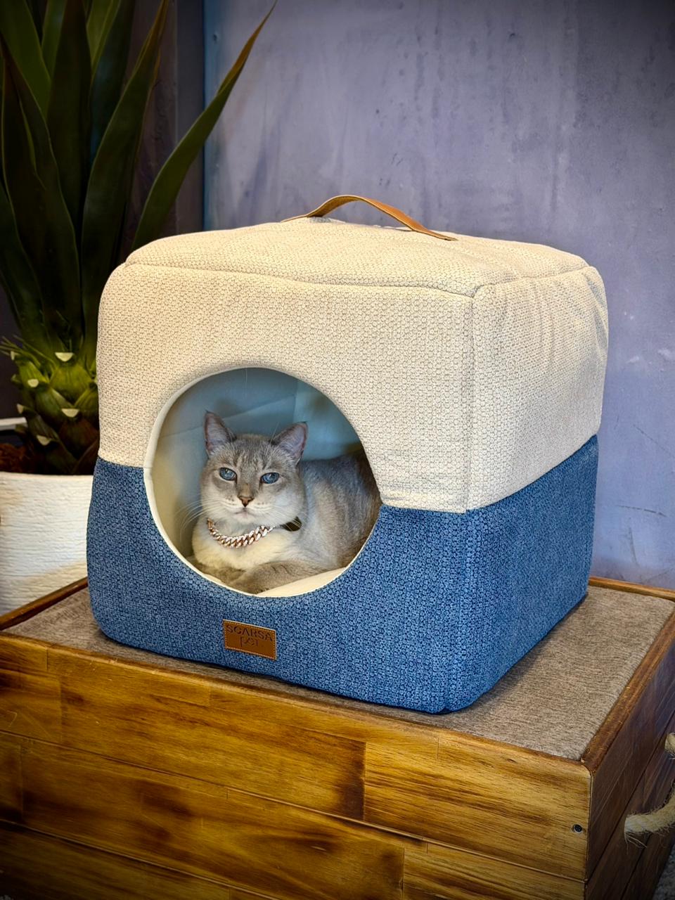 Iglú 3 en 1 Premium para Mascotas | Sofá, Refugio y Casa para Perros y Gatos – Pets Art