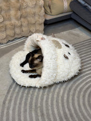 Cama Cueva Peluche Premium para Mascotas | Refugio Suave y Cálido para Perros y Gatos – Pets Art