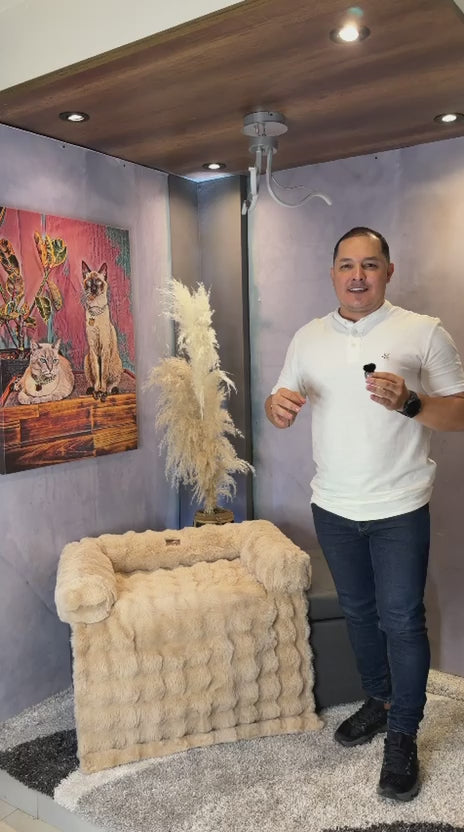 Cargar vídeo: Cama tipo manta para Mascotas | Cama Peluche de Lujo para Perros y Gatos – Pets Art